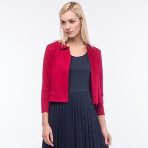 NEW! Lacoste Pleated Dress With Zip Jersey Top